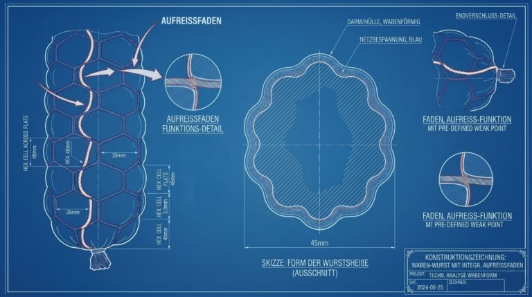 hukki wabennetz aufreissfaden kunstdarm wursthuelle